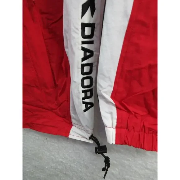 NWT DIADORA Canova Soccer Men's Medium Nylon Pullover Jacket